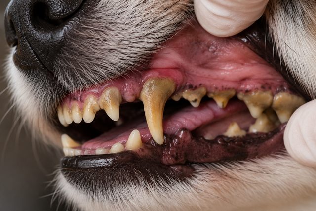Tartre dentaire chez le chien